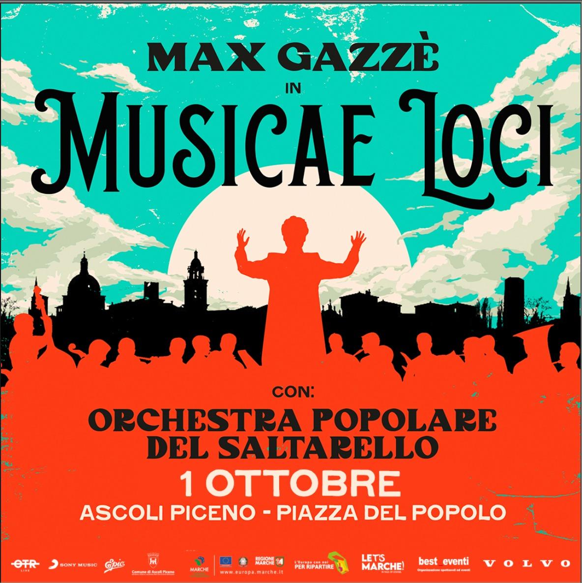 MAX GAZZE’ TRA CONNESSIONI POPOLARI E ORCHESTRE LOCALI L’artista presenta un nuovo progetto musicale “MUSICAE LOCI”