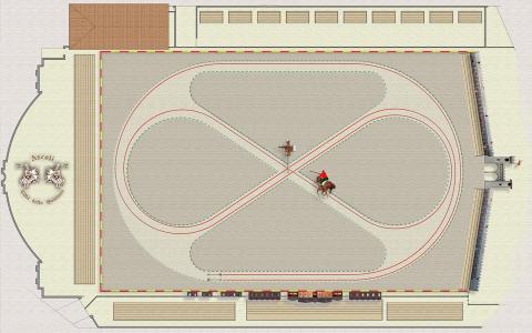 pianta percorso campo dei giochi della Q